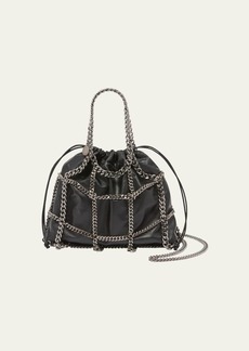 Stella McCartney Small Brass Chain Cage Tote Bag