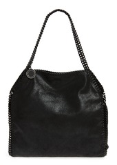Stella Mccartney Small Falabella Shaggy Deer Faux Leather Tote - Black