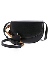 Stella McCartney Small Frayme Whipstitch UPPEAL Apple Leather Saddle Bag