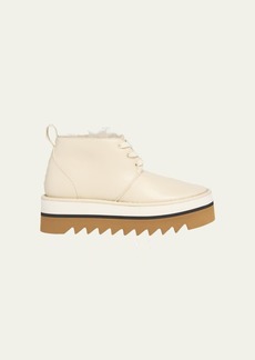 Stella McCartney Sneakelyse Vegan Lace-Up Platform Booties