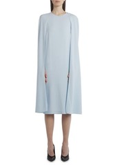 Stella McCartney Stretch Crepe Cape Dress