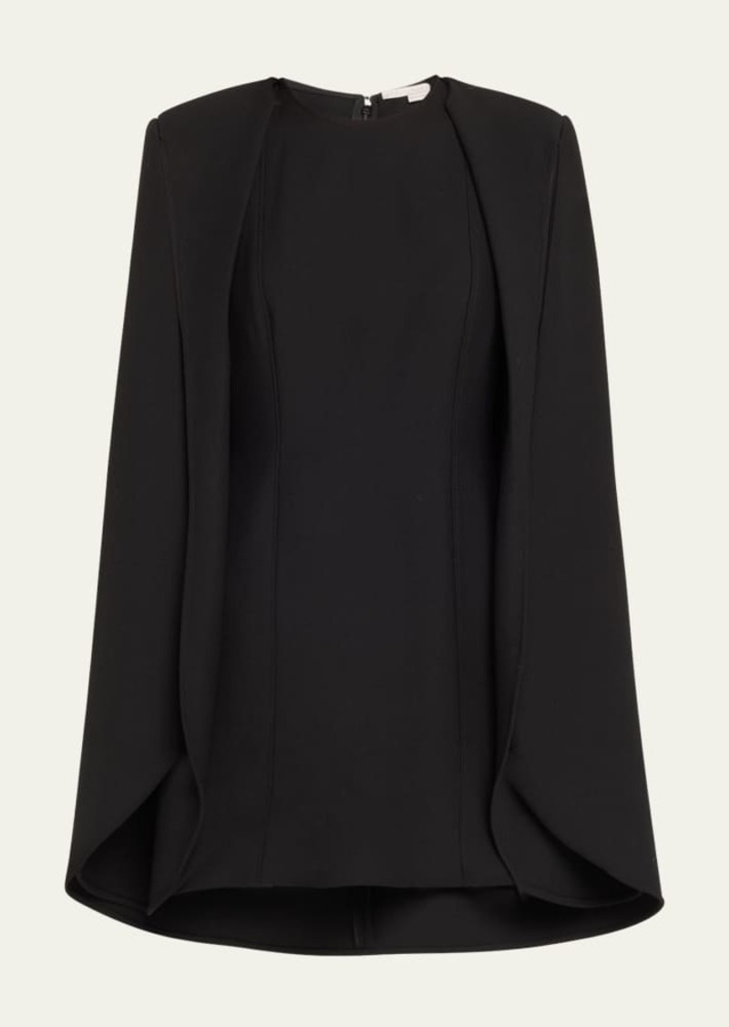 Stella McCartney Structured Cape Mini Dress