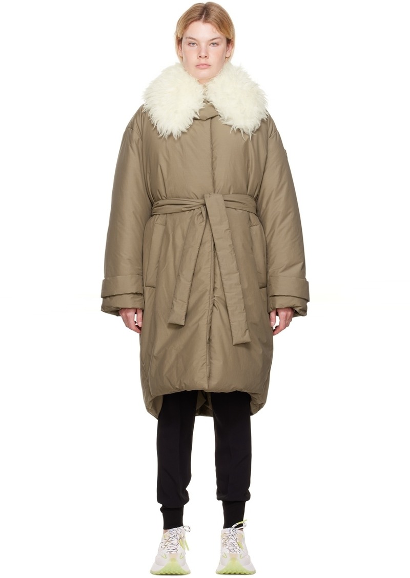 Stella McCartney Taupe FFF Collar Parka