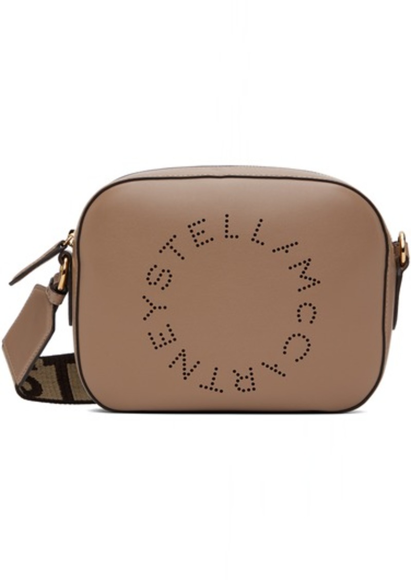 Stella McCartney Taupe Logo Camera Bag