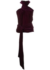 STELLA MCCARTNEY velvet halterneck top