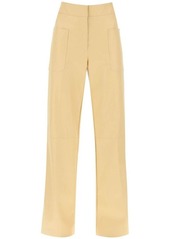 Stella mccartney wide leg pants in vegan leather