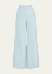 Stella McCartney Wide Leg Suiting Wool Trousers