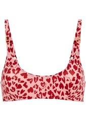 Stella McCartney - Arizona Lushing leopard-print stretch-jersey soft-cup bra - Pink - M