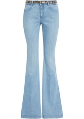 Stella McCartney Lingerie - Belted mid-rise flared jeans - Blue - 24