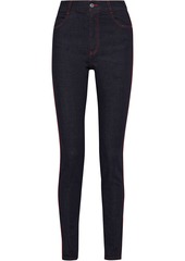 Stella Mccartney Woman High-rise Skinny Jeans Black