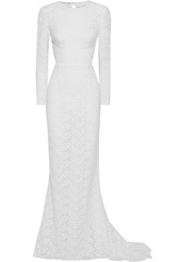 Stella Mccartney Woman Open-back Corded Lace Gown White