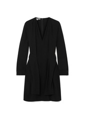 Stella Mccartney Woman Tie-detailed Cady Dress Black