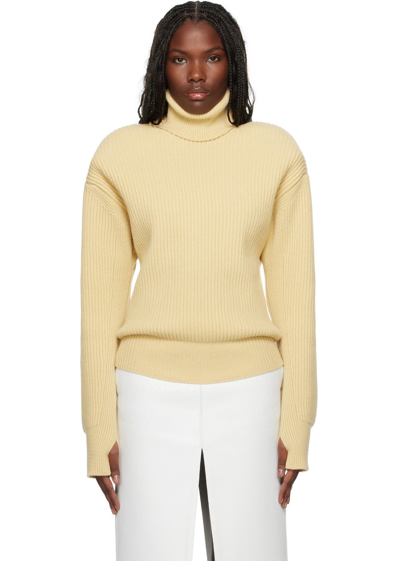 Stella McCartney Yellow Long-Sleeve Turtleneck