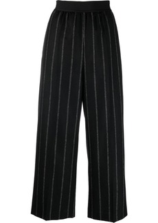 Stella McCartney stitch detailing cropped trousers