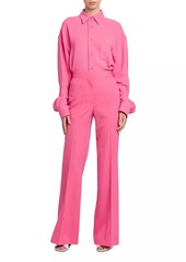 Stella McCartney Stretch-Wool Flare Pants