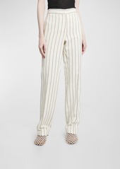 Stella McCartney Stripe Straight-Leg Pants