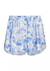 Stella McCartney Sunglasses-Print Silk Shorts