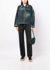 Stella McCartney tie-dye oversized denim jacket