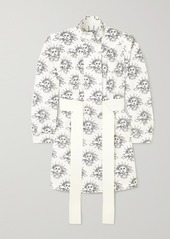 Stella McCartney We Are The Weather Printed Organic Cotton-poplin Mini Shirt Dress