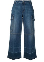 Stella McCartney wide-leg cropped jeans