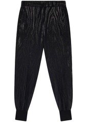 Stella McCartney wood-grain effect tapered trousers