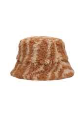 Stella McCartney Woodgrain Teddy Jacquard Bucket Hat