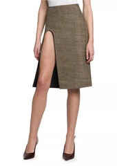 Stella McCartney Wool-Blend U-Slit Knee-Length Skirt