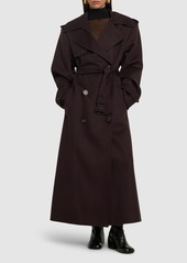 Stella McCartney Wool Long Trench Coat