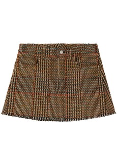 Stella McCartney wool tweed mini skirt