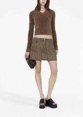 Stella McCartney wool tweed mini skirt