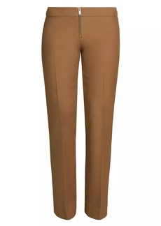 Stella McCartney Wool Zip-Front Trousers