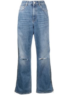 Stella McCartney zip-detail straight-leg jeans