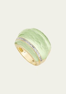 Stephen Webster 18K Yellow Gold CH2 Statement Ring with Quartz Crystal Haze and Diamonds