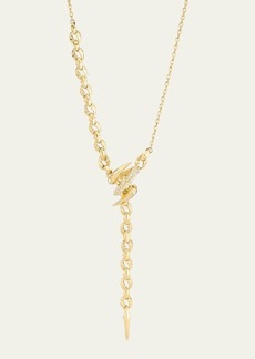 Stephen Webster Thorn Embrace 18K Gold Entwined Lariat Necklace