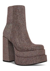 Steve Madden Cobra Womens Zipper Platform Ankle Boots