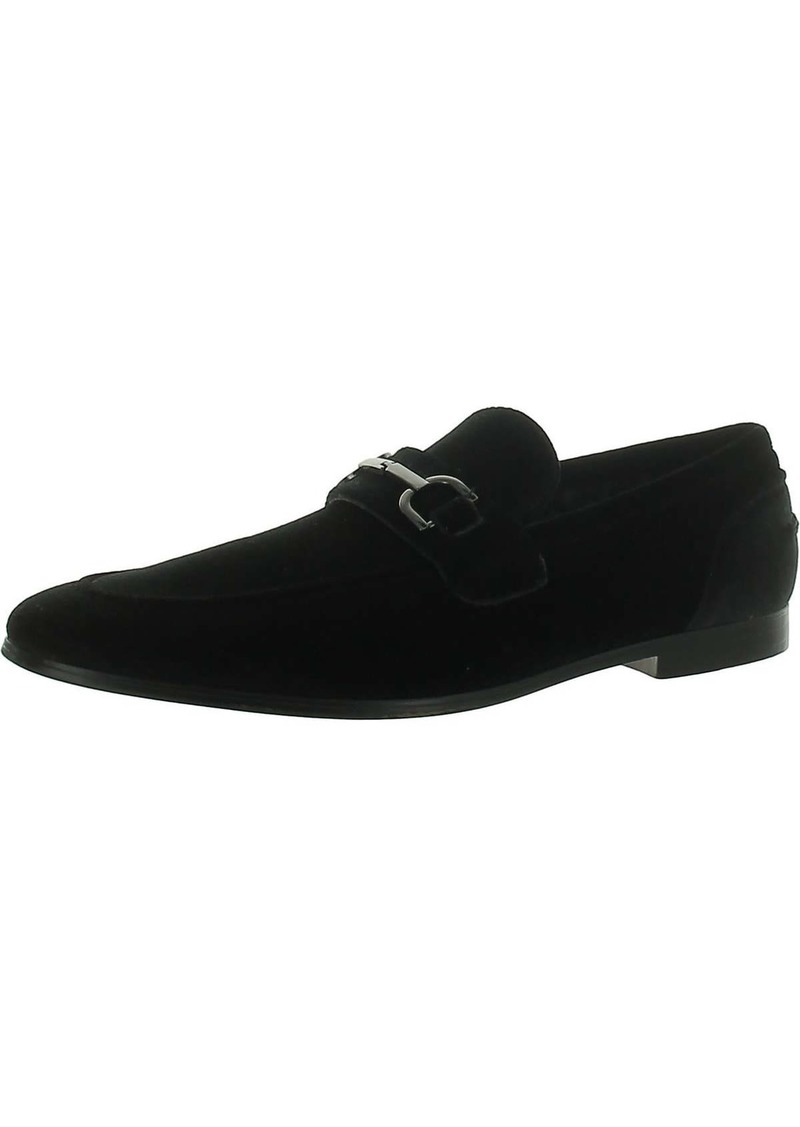 Steve Madden Crusadr Mens Velvet Formal Loafers