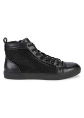 Steve Madden ​Embellished Leather High-Top Sneakers