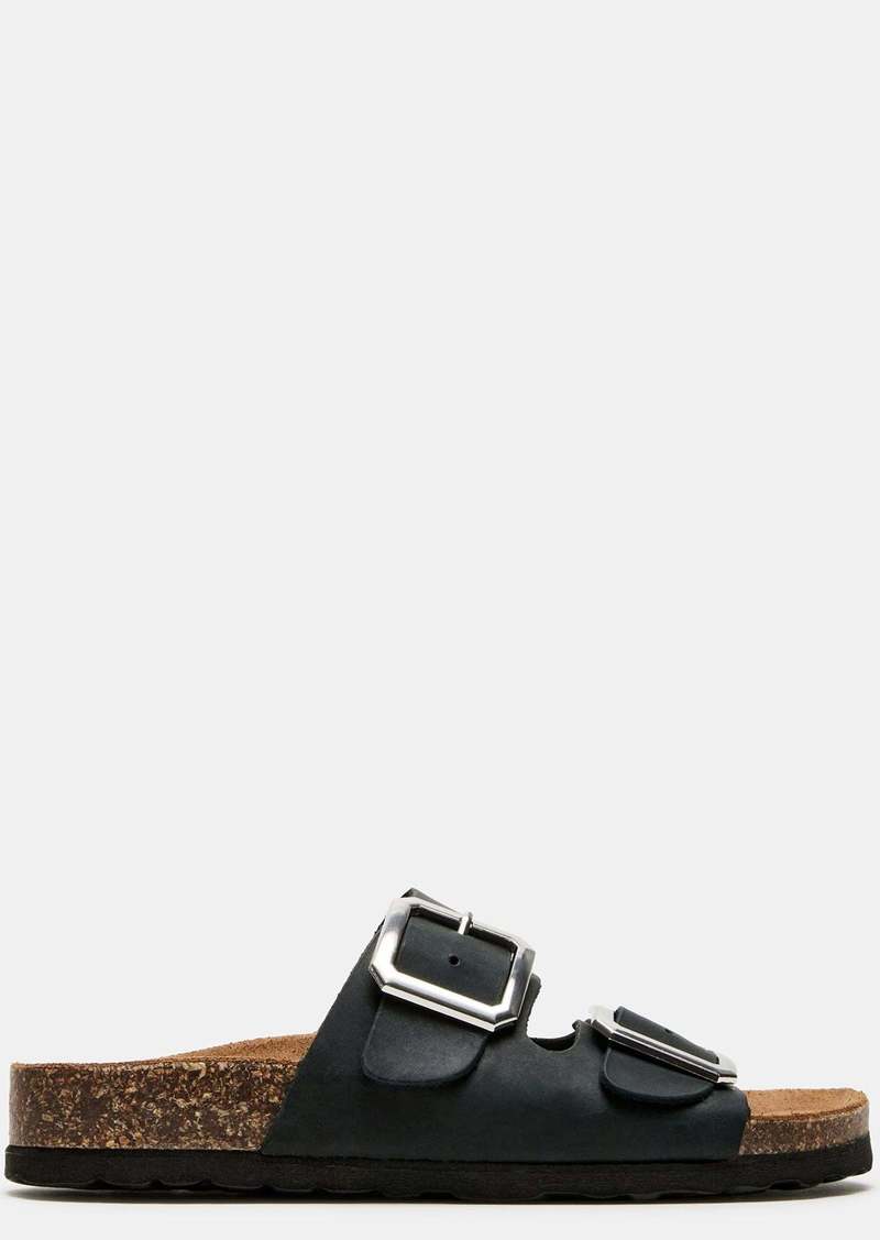 Steve Madden Jesse Black Leather