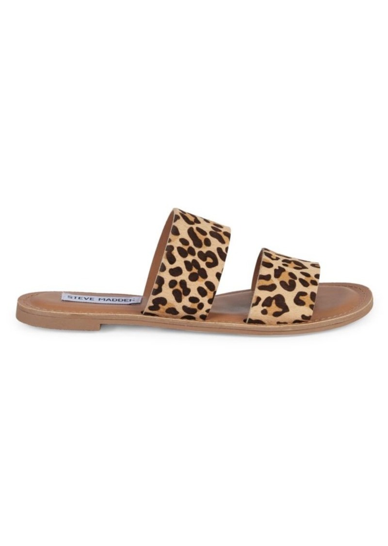 steve madden leopard print slides