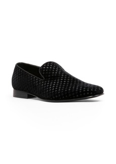 Steve Madden Men's Lifted Slip-On Loafer Shoes - Black Velvet