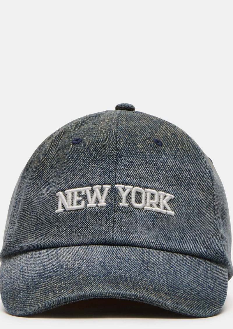 Steve Madden New York City Dad Cap Dark Blue