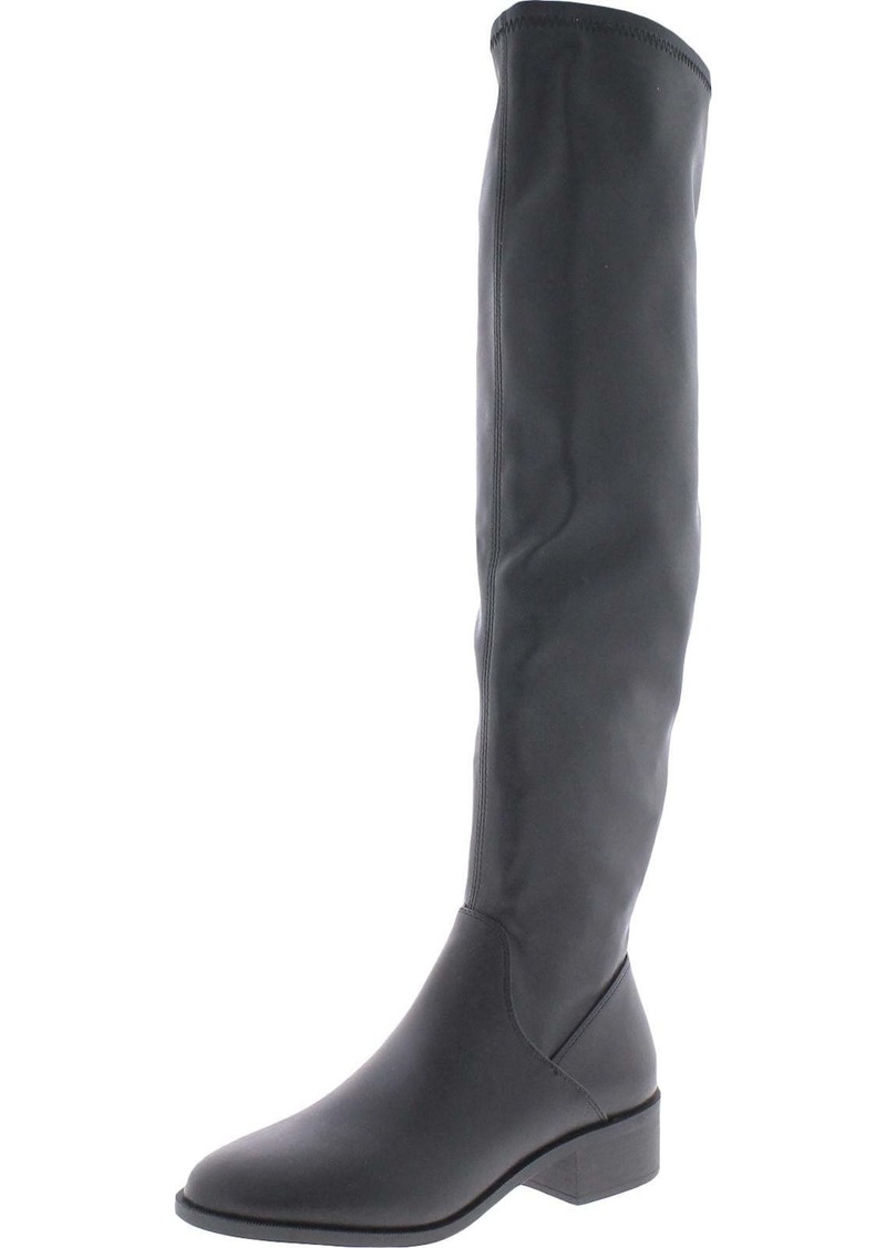 Steve Madden Sadie Womens Faux Leather Tall Over-The-Knee Boots
