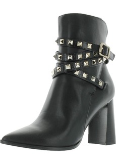 Steve Madden Scandal Womens Studded Zip Up Ankle Boots