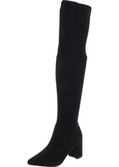 Steve Madden Shaya Womens Faux Suede Pointed Toe Over-The-Knee Boots