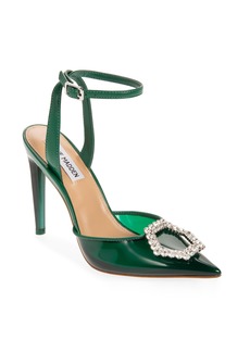 Steve Madden Amory Ankle Strap Pump in Green Lucite at Nordstrom