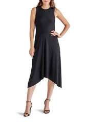 Steve Madden Anisa Rib Handkerchief Hem Midi Dress