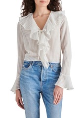 Steve Madden Bay Stripe Ruffle Top