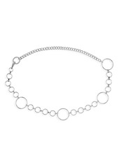 Steve Madden Circle Chain Belt in Silver at Nordstrom Rack