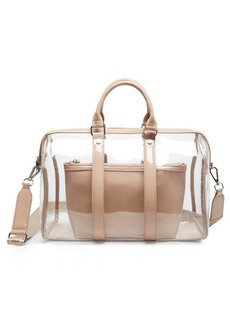 Steve Madden Clear Satchel with Inside Pouch in Nude at Nordstrom