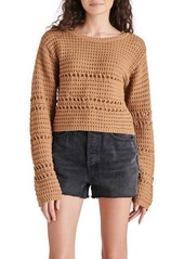 Steve Madden Delicia Open Stitch Cotton Sweater